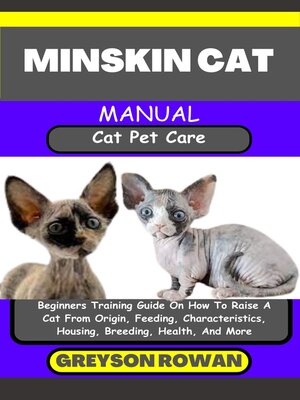 cover image of MINSKIN CAT MANUAL  Cat Pet Care